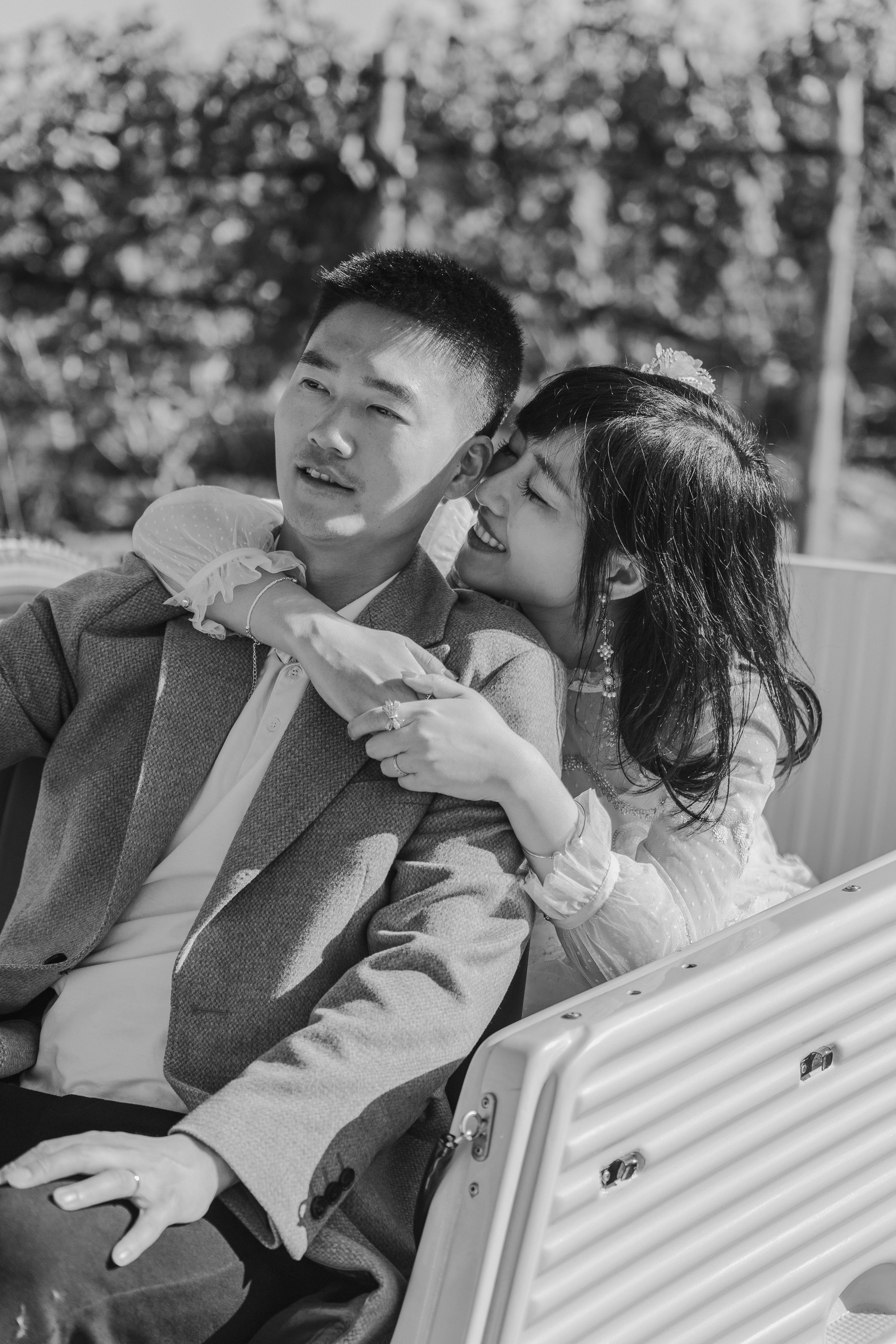 Happy couple portrait